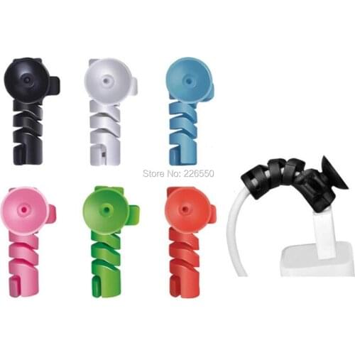 100pcs Charging Cable Protector For Phones Cable holder Cover cable winder clip For USB Charger Cord management cable organize