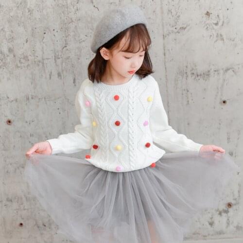 2020 Girls Sweaters Fashion Knit Children Sweaters Twist Girls Sweaters