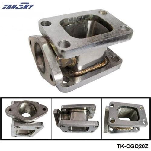 T3-T3 Cast Iron TURBO MANIFOLD ADAPTER+38MM WASTEGATE FLANGE OUTLET TK-CGQ20Z