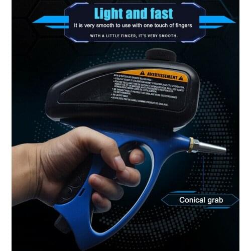 Anti-rust Sandblaster Handheld Pneumatic Sand Blasting Machine Glass Tombstone Sprayer Sandblasting Machine with Small Nozzle