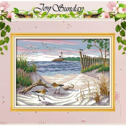 Free Shipping The Narrow Birds Counted Cross Stitch 11CT 14CT Cross Stitch scenery Cross-Stitch Kit Embroidery for Needlework