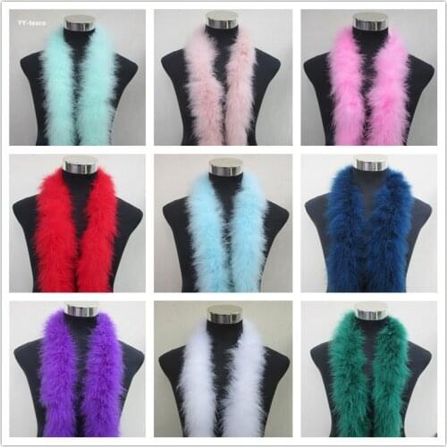 Length 10 meters Turkey Feather Boas Lady Scarf for Clothing Accessories Wedding Decorations Centerpieces 50g Feathers Boa