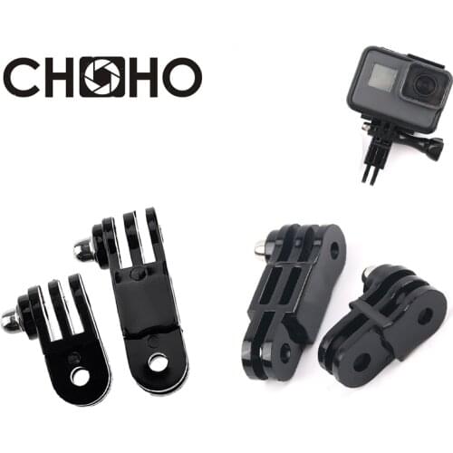Long & Short Adjust Arm Straight Joints 3 Way Mount For Gopro Hero 9 8 7 6 5 SJCAM Xiaomi yi 4K Eken h9 Go Pro Accessories