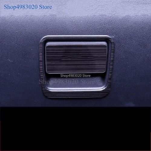 For Mazda CX-5 CX5 2017 2018 2019 Car Co-pilot Copilot Storage Glove Box Handle Frame Cover Stickers Car Styling