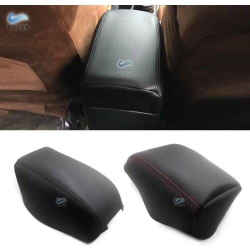 For Nissan Qashqai 2008 2009 2010 2011 2012 2013 2014 2015 2016 2017 Microfiber Leather Car Center Armrest Console Box Cover