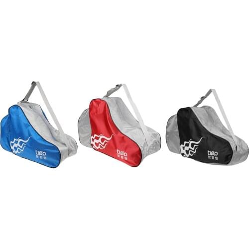 Roller Skating Boots Bag Oxford Cloth Waterproof Ice Skate Shoes Handbag Storage