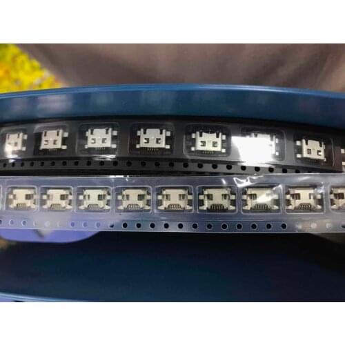 100pcs Micro USB 5pin Female Connector For MOTO G1 G2 Mini USB Jack Connector Applicability for mobile phone charging tail plug