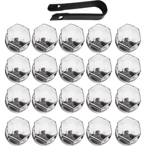 2021 New 20x Dustproof Nut Cover Wheel Screw Protector Bolt Head for Geely Volvo-Lynk