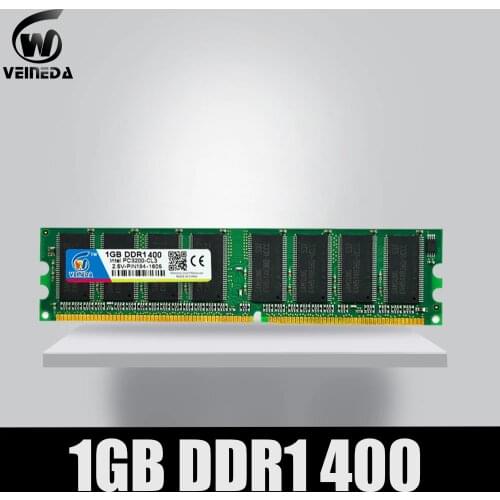 VEINEDA ddr memory ram DDR 1 1gb Rams 400 PC3200 Support PC2100 DDR 266MHz Sdram ,PC3200 ddr 333