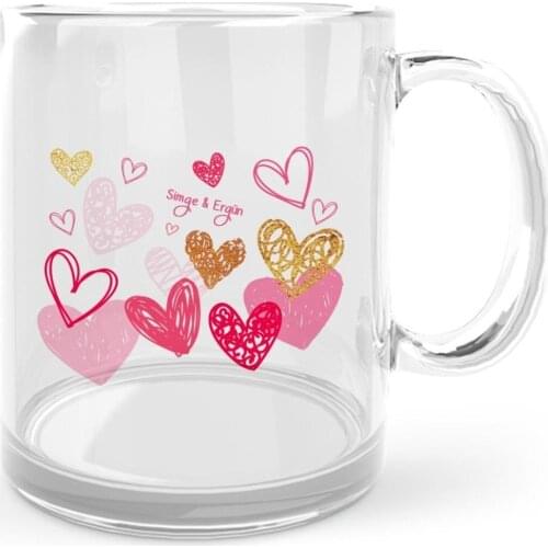 Personalized Valentine 'S Day Themed Glass Mug Cup-54