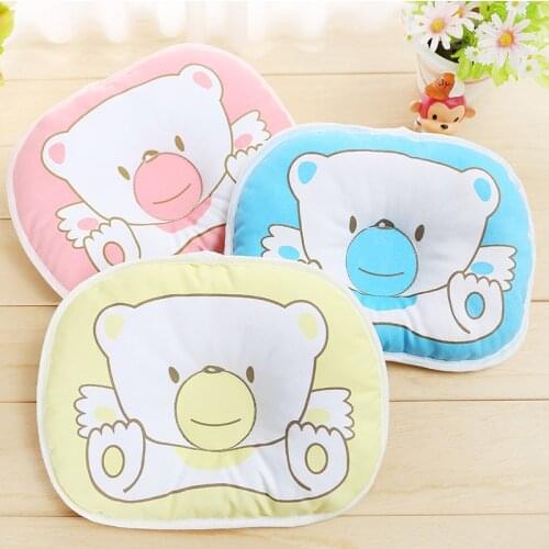 Newborn stereotypes pillow corrects the flat head and breathable back the head nursing pillow sleeping position is positive