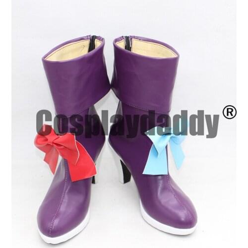 Touhou Project Patchouli Knowledge Girls Adult Cosplay Shoes Boots X002