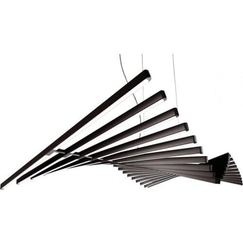 Modern Chandelier lighting Nordic Rhythm suspension luminaire design Replica lamp hanging lights dining room Bar fixture lustre