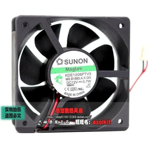 6CM 6025 cooling fan KDE1206PTV3 12V 0.7W magnetic levitation mute