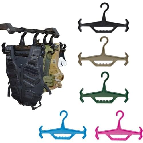 ActionUnion Tactical Heavy Duty Hanger Vest Hangers Coat Airsoft Durable ABS Non-Slip Paintball Hunting Gear Outdoor Equipment