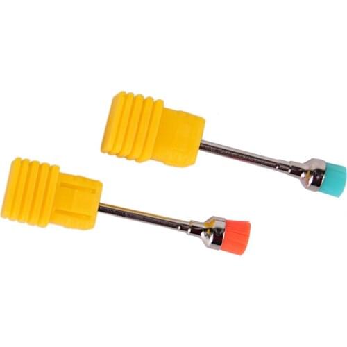 2pcs/lot Nail Drill Brush Electric Machine Files Professional Manicure Nail Dust Bit Brush Cleaning Drill Accessories Nail Tools