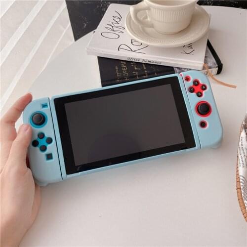 For Nintendo Switch Accessories Pure Color Soft TPU Protection Case For Nintendo Switch Console Joy-Con Controller Cover Shell