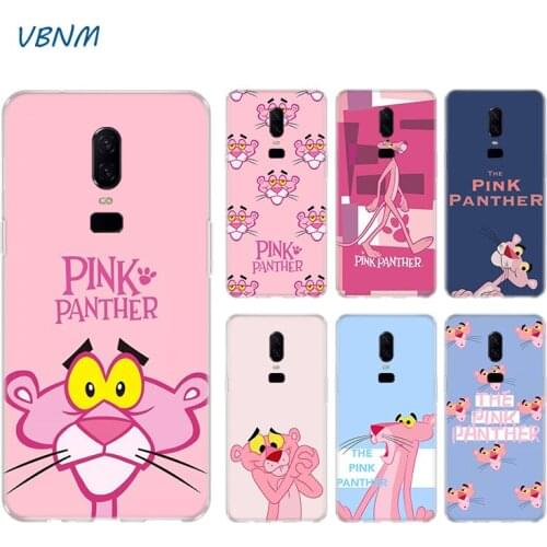 Pink Panther lovely Case For OnePlus 1+ 8 8T Nord 7T 7 Pro 6 6T 5 5T 3 3T Silicone Rubber TPU Coque Cover