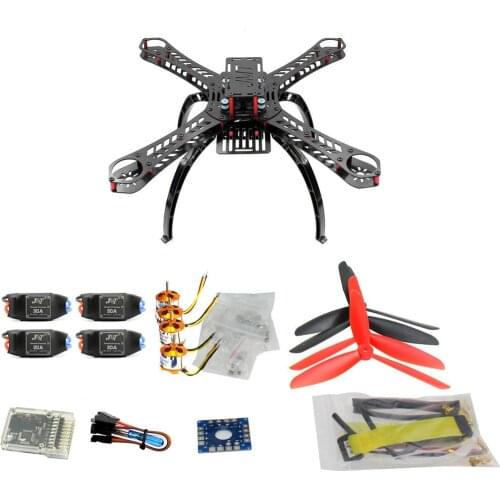 DIY BNF Drone Multicopter Kit 310 mm Fiberglass Frame QQ SUPER Multi-rotor Flight Control 1400KV Motor 30A ESC F14891-E