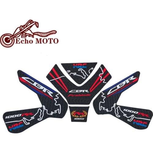 For Honda CBR1000RR CBR 1000RR CBR 1000 RR 2017-2018 high quality Anti slip Fiber Tank Pad tank Side Traction 3M Sticker