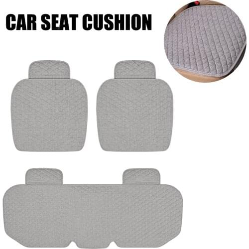 Breathable Car Interior Seat Cover Cushion Pad Mat For Auto Supplies Office Chair With PU Leather Car Seat Accessories