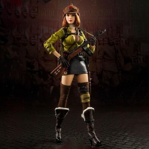 Flagset 1/6 FS73036 Soviet Tank Lieutenant Galina Figure Model 12'' Female Soldier Action Doll Full Set Toy