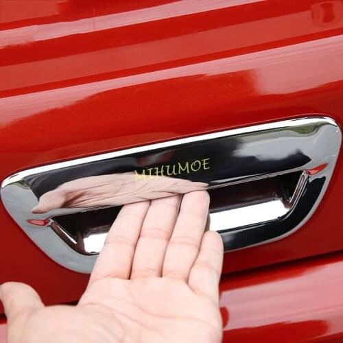 Chrome Trunk Door Handle Cover For 2017-2022 Jeep Compass MP Accessories