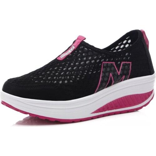 Platform Sneakers Wedges Shoes For Women Casual Shoes Women Fashion Sneakers Zapatillas Para Mujer Spadrille Femme 2020 Nouveau