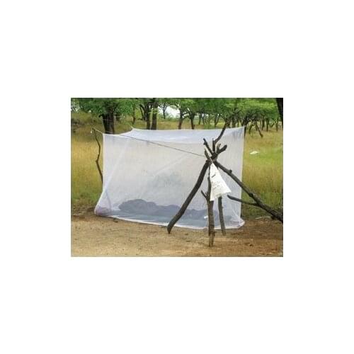 Double square deltamethrin mosquito net