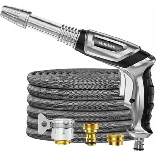 NEW Garden Hose Set with Expandable Water Injector Magic Garden Hose Sprayer Hose High Pressure Watering Car Wash EU Gun Sprayer