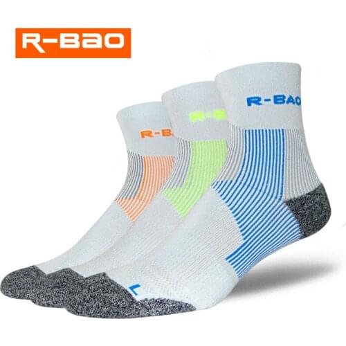 R-BAO 1 Pair Men Women Quick Drying Soft Socks Outdoor Sports Hiking Camping Cycling Running Male Socks Basketball Short Socks