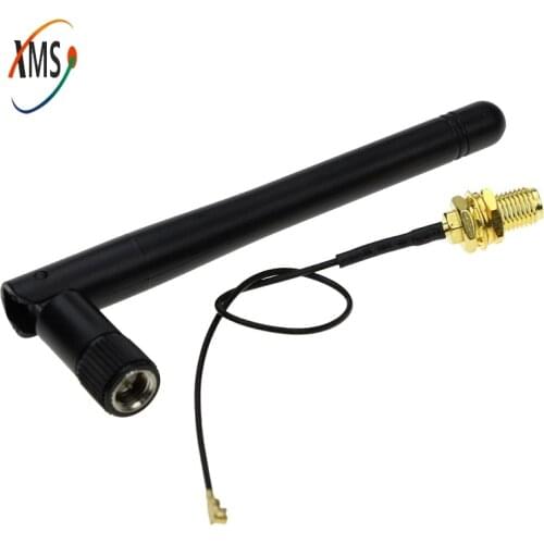 2.4G antenna folded Blue-tooth wifi module ZigBee antenna SMA to IPEX feeder line 2.4GHz Antenna