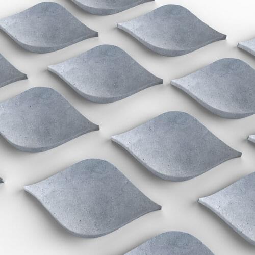 Blade type wall brick ground paste silica gel mold cement gypsum background wall Scandinavian plate home decoration industry win