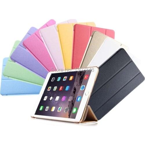 Ultra Slim Fold Stand PU Leather Case Smart Sleep/Wake Flip Business Book Cover For Apple iPad Mini4 Mini 4 Gen 7.9 inch Tablet