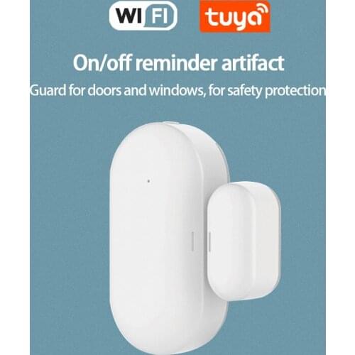 Smart Door Window Sensor Bluetooth Door Magnetic Zigbee Tuya App Remote Control Smart Home Voice Works With Alexa Google Home