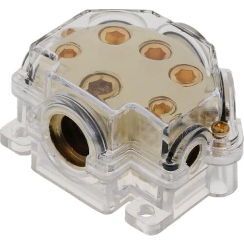 0/2/4/8 Gauge Car Audio Stereo Amp Power/Ground Cable Distribution Block Positive or negative distribution block for power