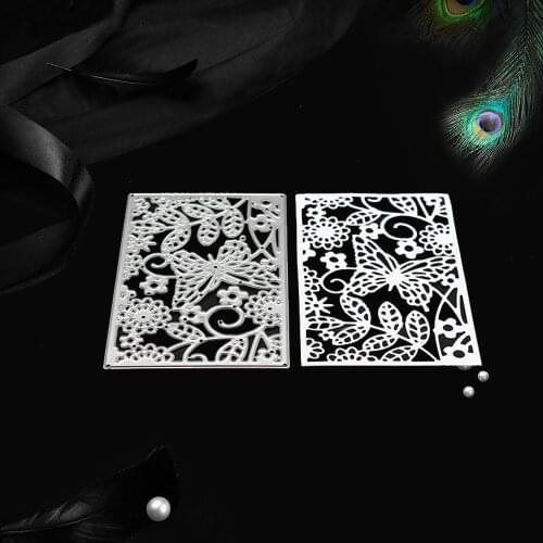 1pcs Flower Butterflies Dies Metal Cutting Dies Scrapbooking Card Making Album Embossing Crafts Paper Stencil Decoration