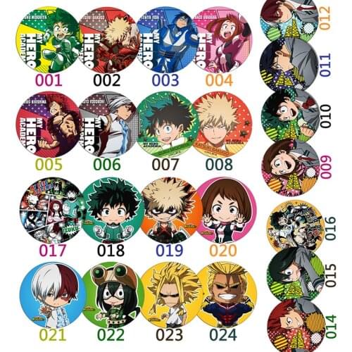 1pcs New Arival Anime Badge Boku no Hero Bakugou Katsuki Izuku Midoriya Badge Brooch Badge