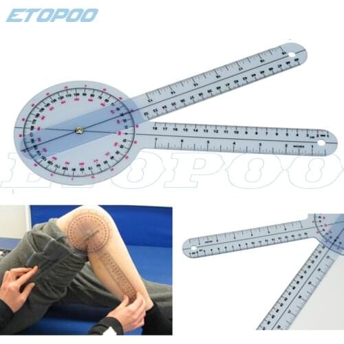 12inch 360 Degree plastic protractor Angle Medical Ruler Spinal Goniometer Medical Tool