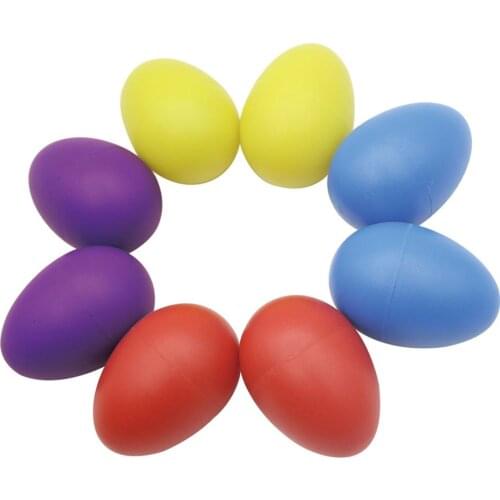 2Pcs Shaker Music Plastic Percussion Maracas Baby Egg Shaker Sand Egg Hammer Percussion Rhythm children Early Learning Toy