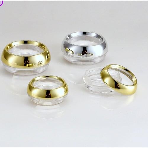 20 x 10/20/30/50g Empty Acrylic Pill Vcaps Gel Capsule Medicine Bottle Makeup Cream Masks Containers Travel Jars Pot