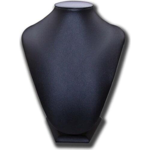 Black PU leather necklace display,necklace Stand,jewelry set stand jewelry set display,sold individually