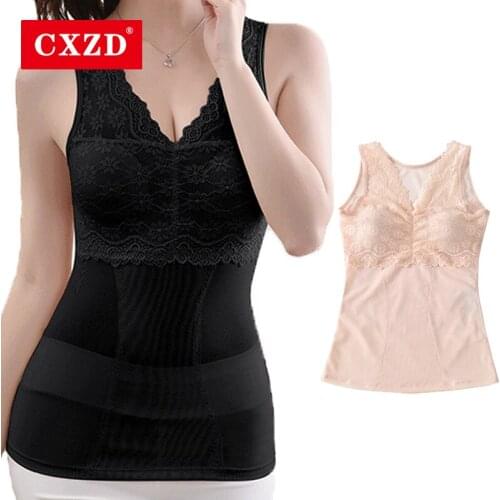 CXZD Women Waist Trainer Push Up Vest Tummy Belly Girdle Body Shaper Waist Cincher Corsetr Thin Vest Plus Size Shaperwear