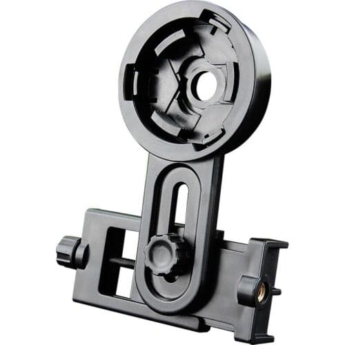 1pc Telescope Mobile Phone Holder Black Adapter Connector Clip Bracket for Binocular Holder Watching Telescope Phone Holder