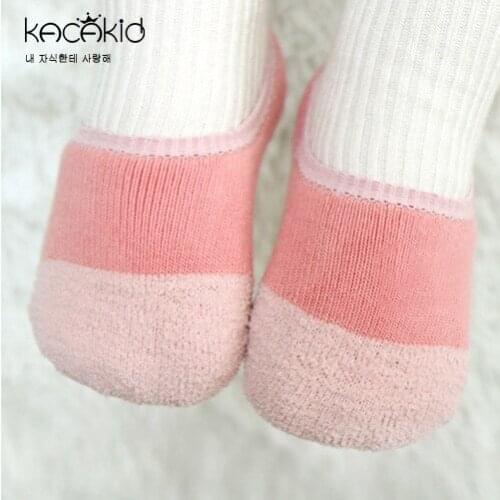 KACAKID Unisex Baby Boat Socks Cute Patchwork Baby Boy Girl Boat Socks Cotton Comfort Lovely Kid Baby Girl Boy Boat Socks Ka1198
