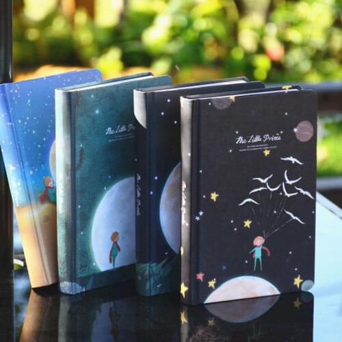 Little Prince Illustrated Colorful Page Diary Lovely Notebook Primary and Middle School Students Hand Drawing Handbook