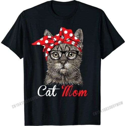 Funny Cat Mom Shirt for Cat Lovers-Mothers Day Gift T-Shirt Designer Fashionable T Shirt Cotton for Boys Fitness Tight
