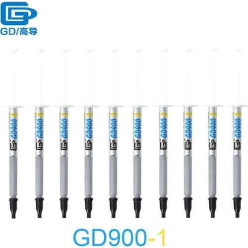 GD900-1 Thermal Grease Compound Conductive 6.0 W/mk Pasta termica Plaster Heat Sink for CPU GPU Chipset Notebook Cooling Coolers