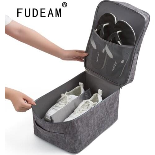 FUDEAM Solid Color Oxford Cloth Travel Bag Large Capacity Luggage Bag Waterproof Portable Business Men Shoe Storage Bag Suitcase
