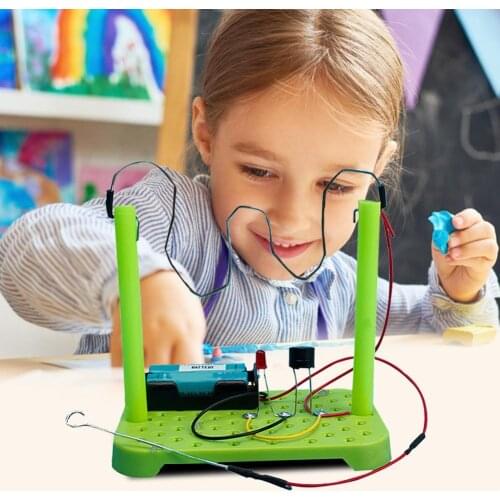 Science DIY Circuit Kit Excellent ABS Electronic Components Physical Experiments Intelligence Develop Learning Toys